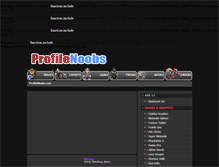 Tablet Screenshot of profilenoobs.com